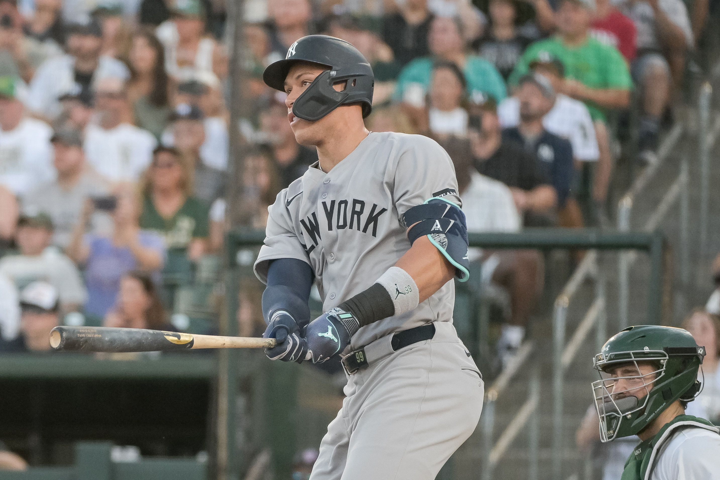 Aaron Judge has already smashed 12 home runs this season - Source: Imagn